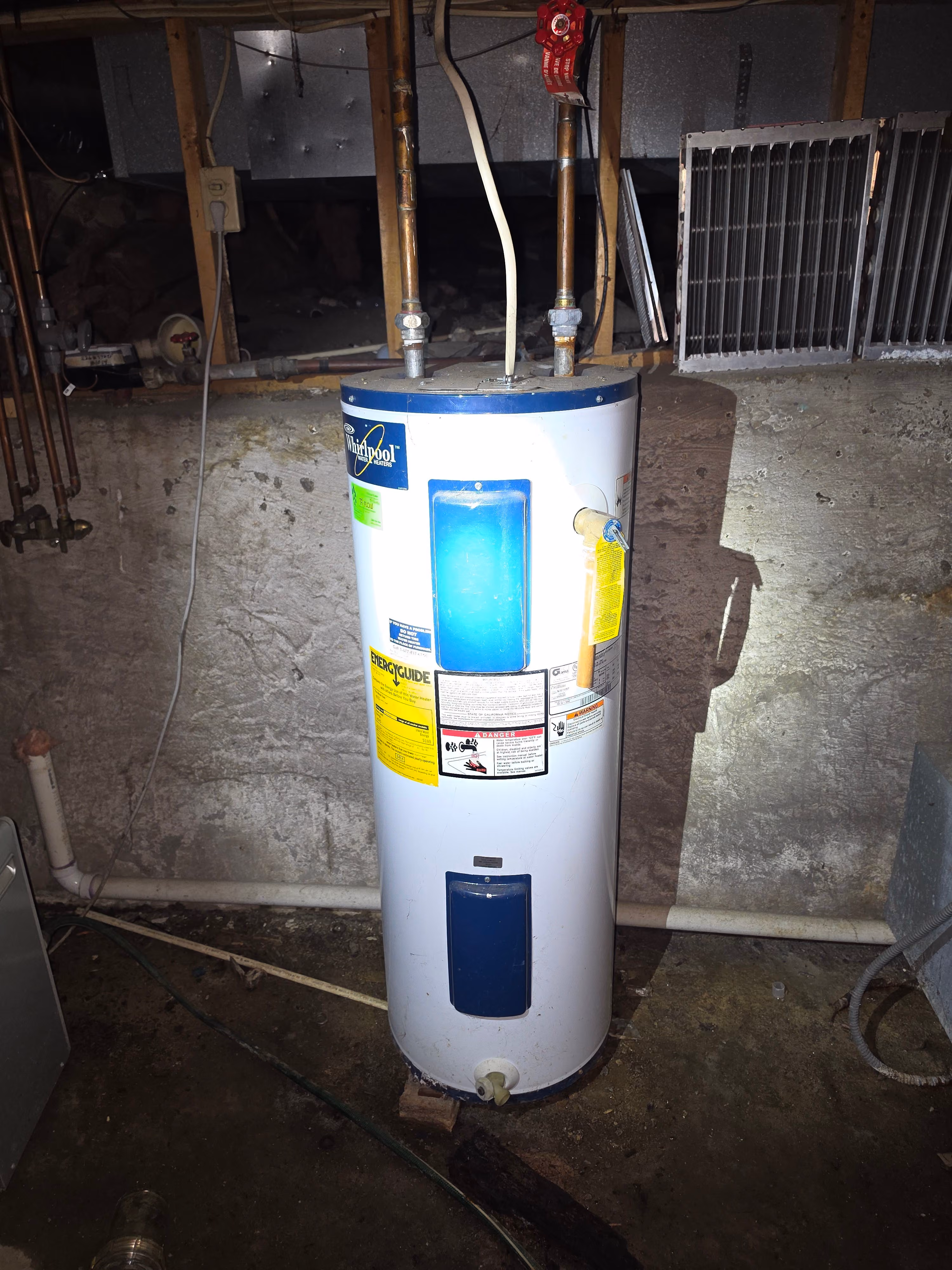 Sump Pump and Water Heater Replacement at a Dentist Office
