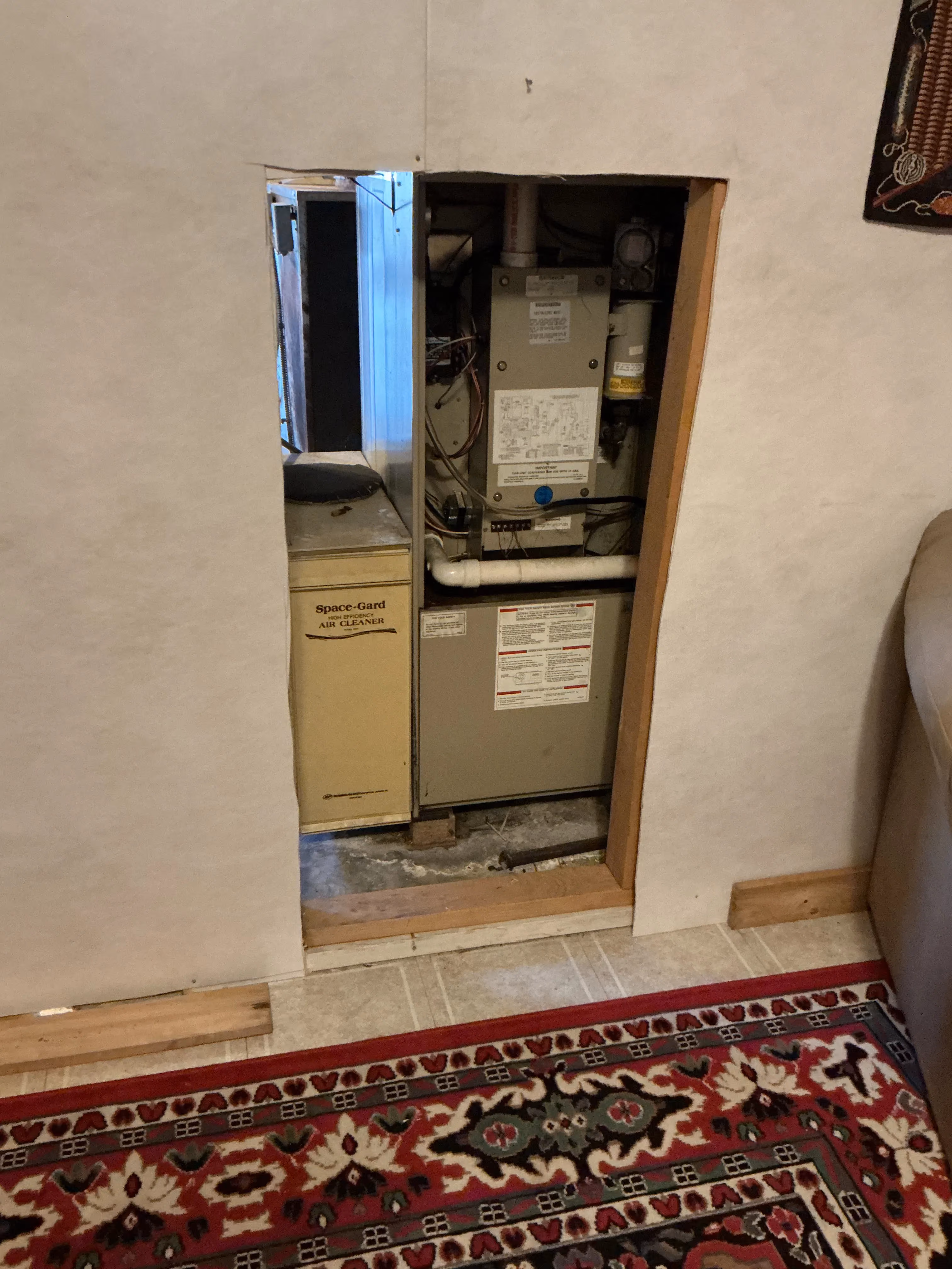 Old Lennox Pulse Furnace Replaced with a Coleman Two-Stage High-Efficiency Unit