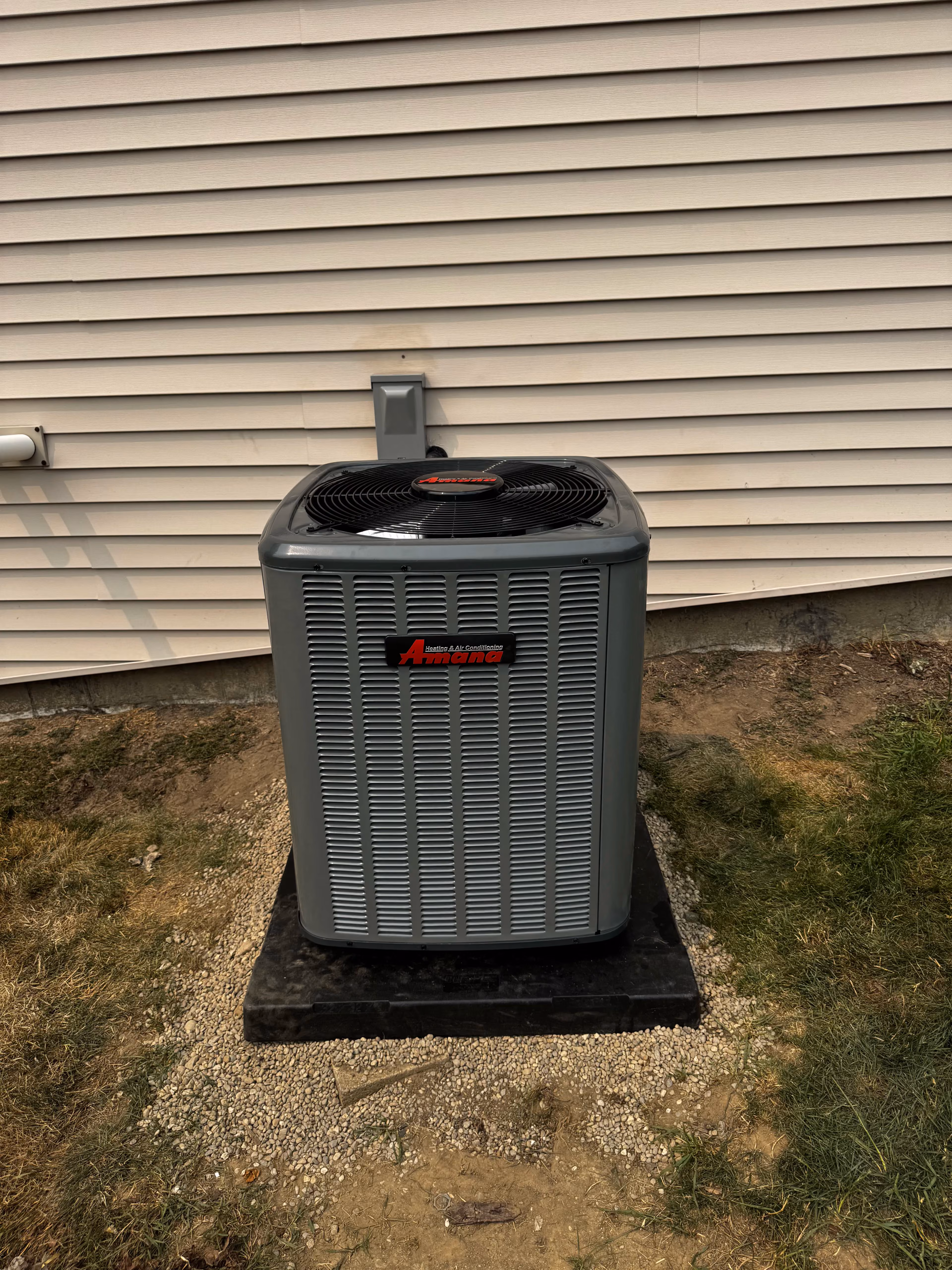 Old AC System Swapped Out for a New Amana 13.4 SEER Unit
