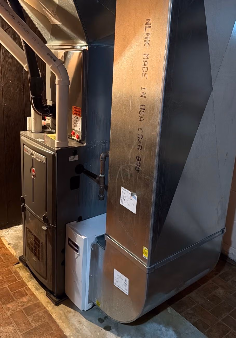 Flood-Damaged Furnace Replaced With a New Amana Unit