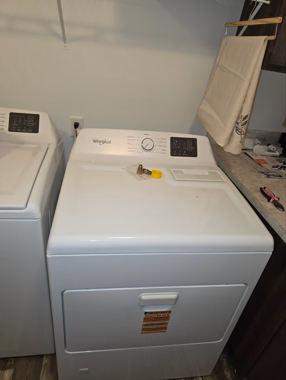 Gas Dryer Installation and Gas Line Connection in Grand Blanc