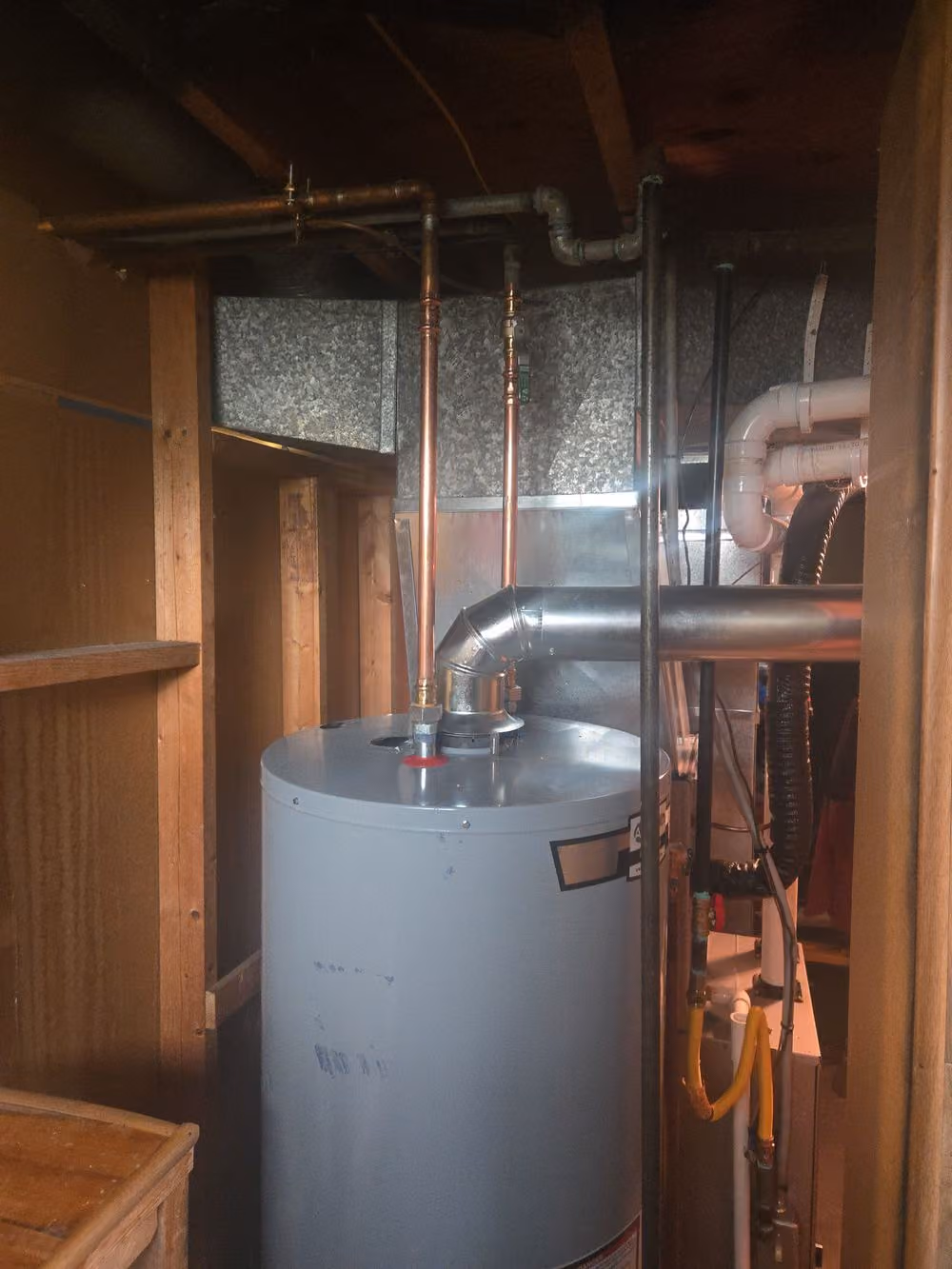 50-Gallon Gas Water Heater Replacement and Plumbing Repairs in Flushing MI