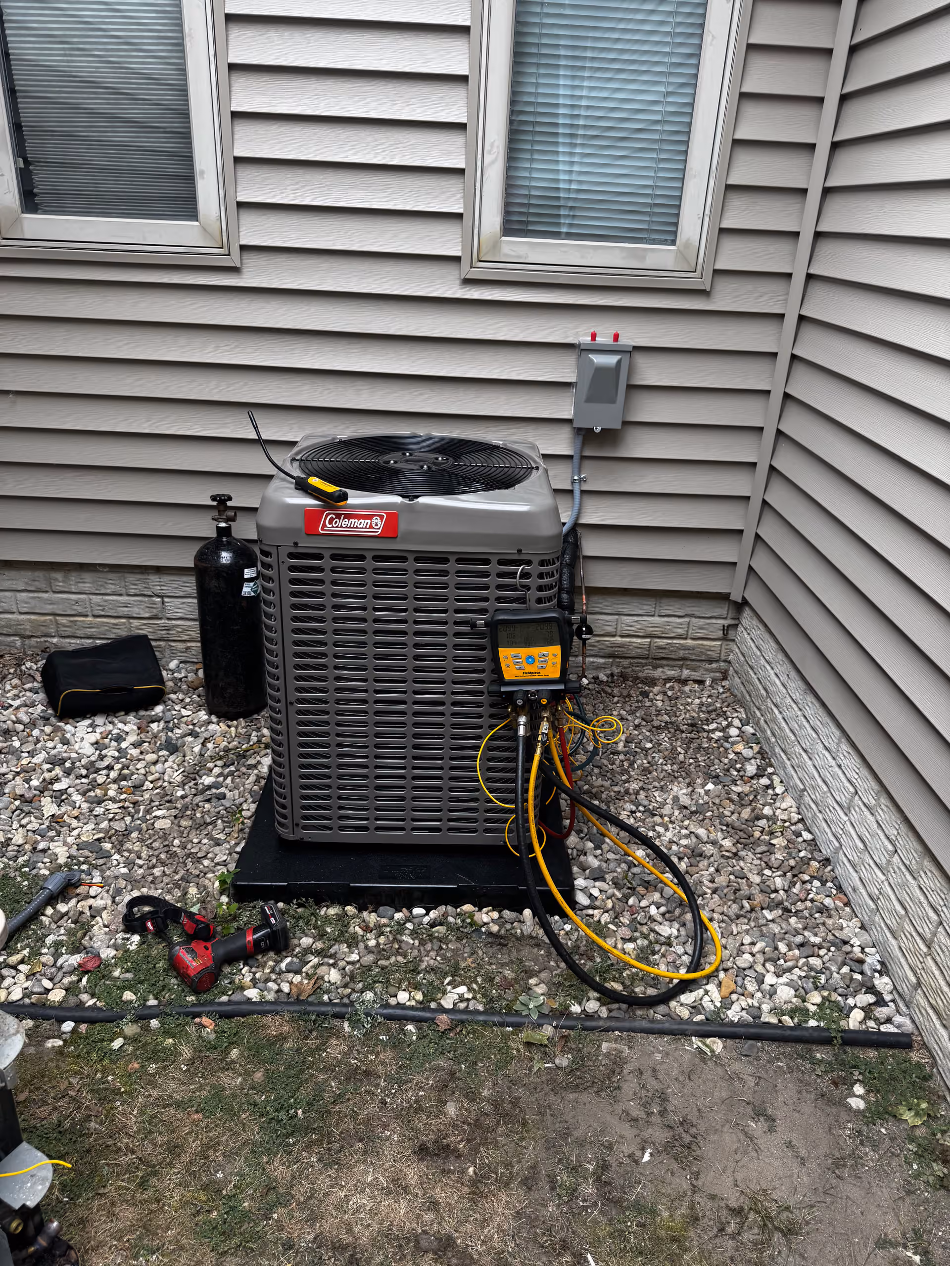27-Year-Old AC Replaced With a Coleman 14 SEER Unit